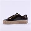 Paul Green Side Zip Platform Trainer - Chocolate Patent